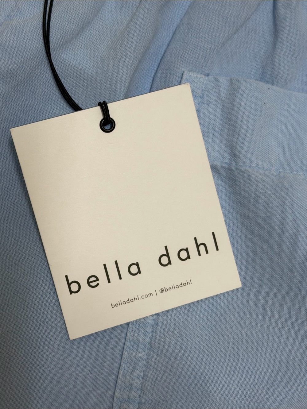 NEW Bella Dahl Drawstring Pocket Short in Coastal Spray - Picture 5 of 9